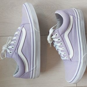 Lilac Purple Old Skool Vans US M6/W7.5 EUC
